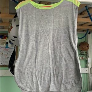 Girls Cotton and mesh tank
